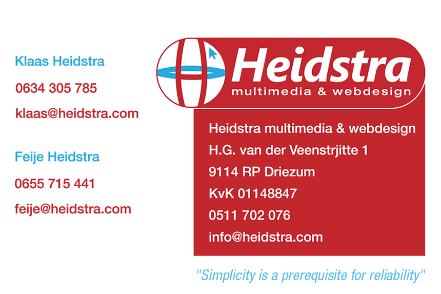 Heidstra multimedia & webdesign